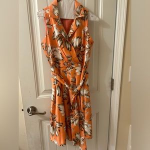 Jessica Howard Floral Dress with Pleats